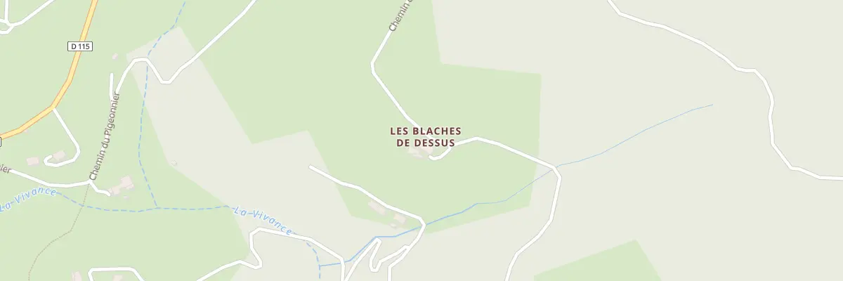 Plan du 1150 Che des Blaches à Vaudevant
