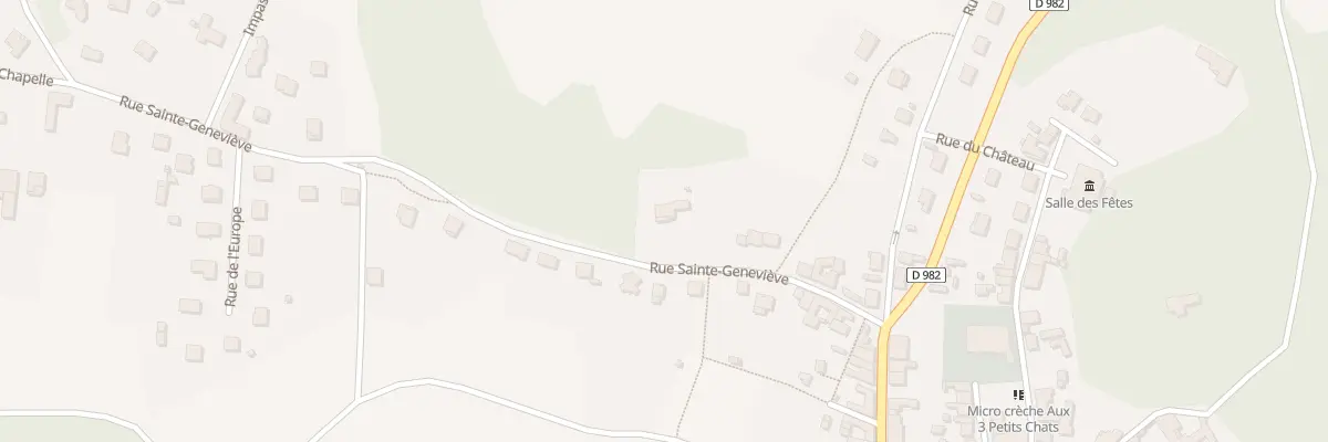 Plan du 16 Rue Sainte Genevieve à Vitry-en-Perthois