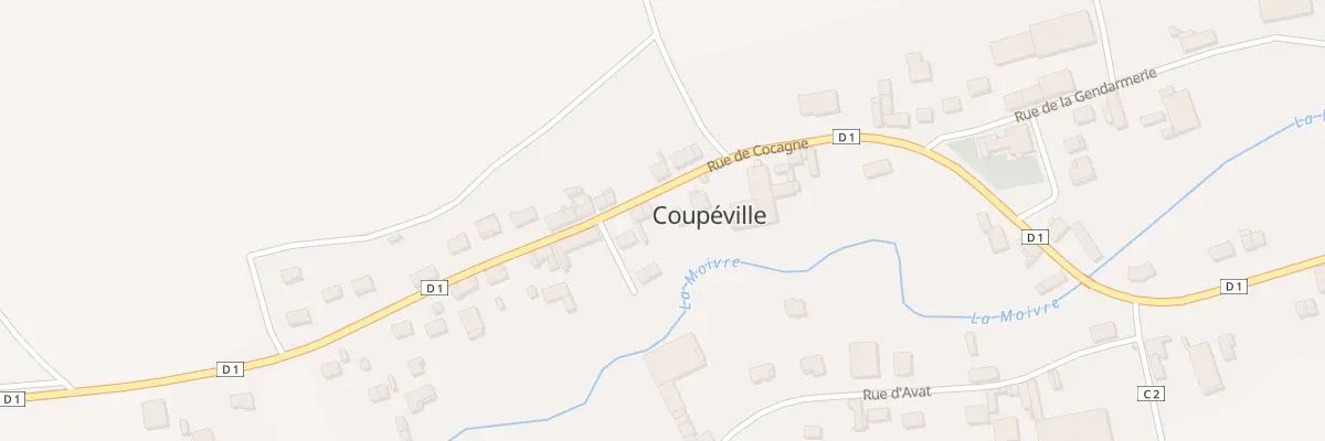 Plan du 25 Rue de Cocagne à Coupéville