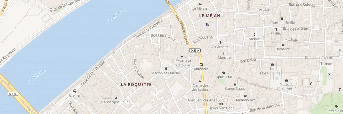 Plan du 20 Rue Georges Blanc à Arles