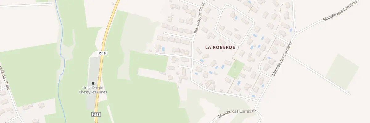 Plan du 5370 La Roberde à Chessy