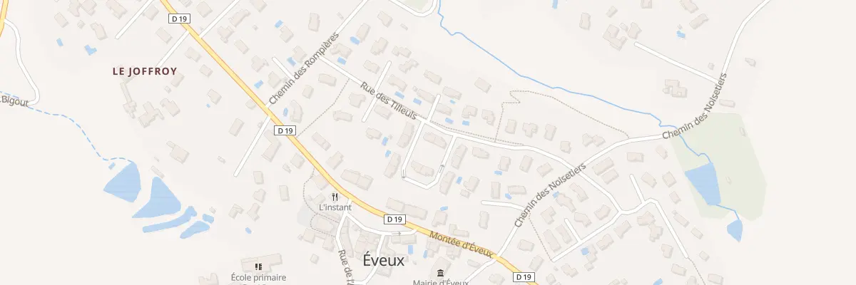 Plan du 156 Rue des Tilleuls à Éveux