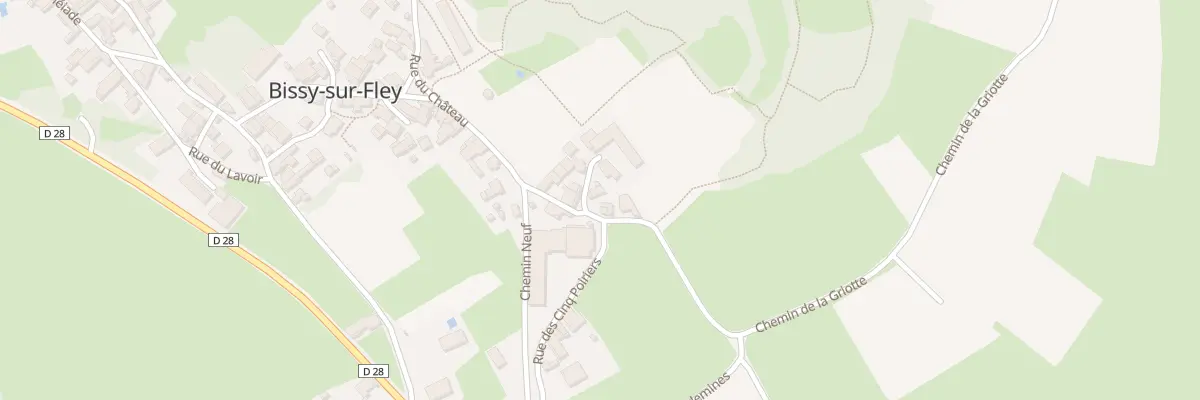 Plan du 3 Rue de la Croix de la Fleur à Bissy-sur-Fley