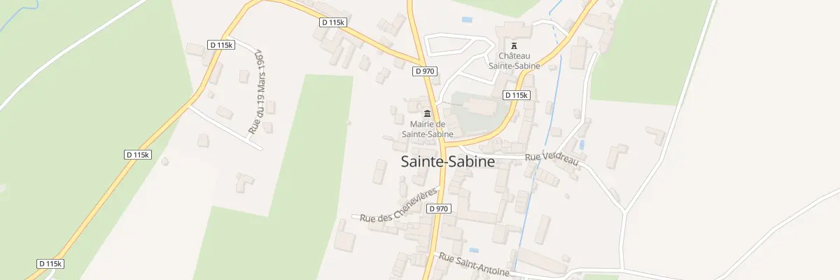Plan du 2B Pl de Lassey à Sainte-Sabine