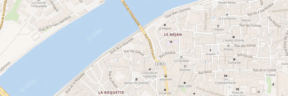 Plan du 7T Rue du Bac à Arles