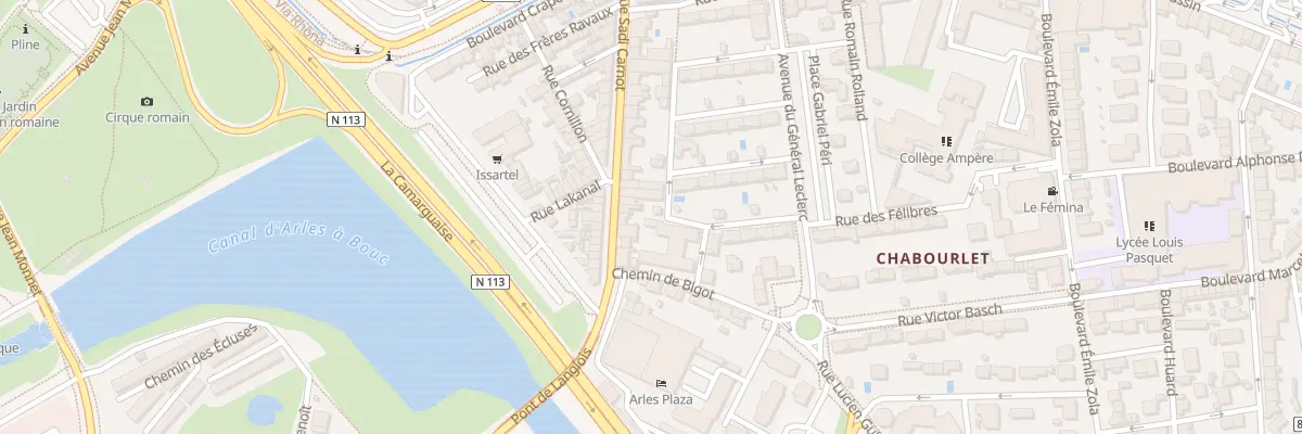 Plan du 31 Av Sadi Carnot à Arles