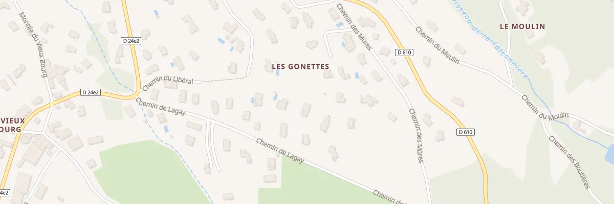 Plan du 30 Che de Lagay à Saint-Pierre-la-Palud