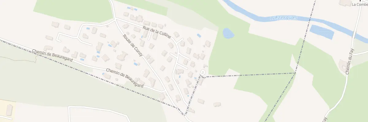 Plan du 5285 Beauregard à Chessy