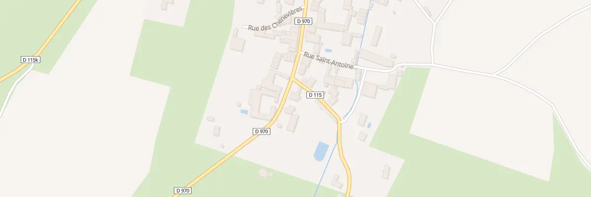Plan du 13 Rte de Beaune à Sainte-Sabine
