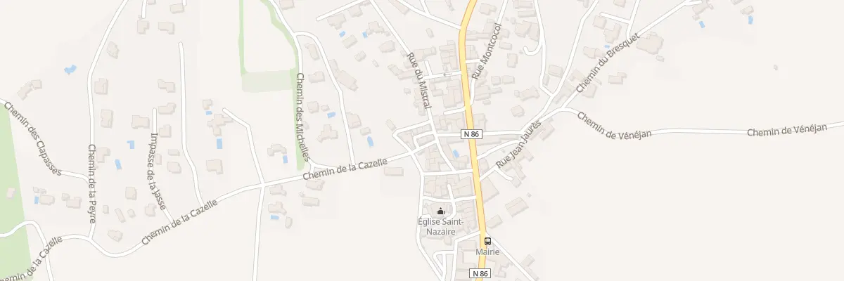 Plan du 2 Rue de la Calade à Saint-Nazaire