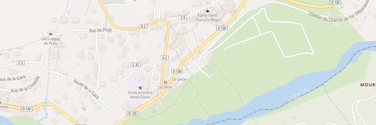 Plan du 15 Che du Cfd aux Ollières-sur-Eyrieux