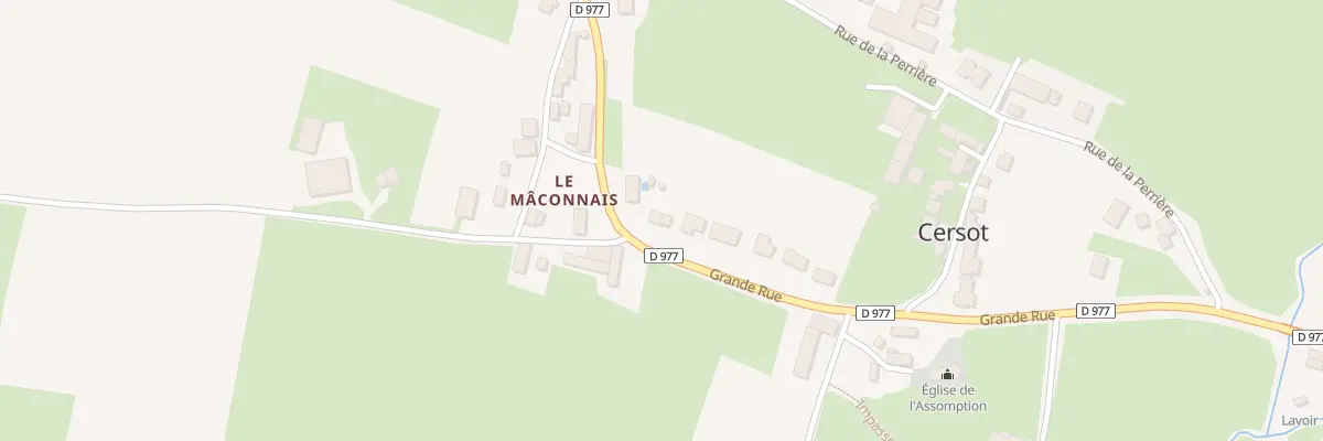 Plan du 5078 Le Bourg à Cersot
