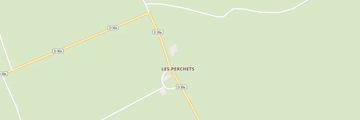 Plan du 1 Les Perchets à Tourteron