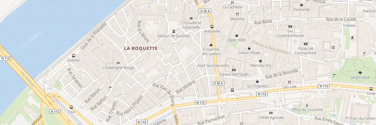 Plan du 14 Rue de la Monnaie à Arles