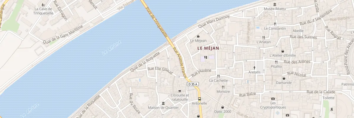 Plan du 10 Rue Anatole France à Arles