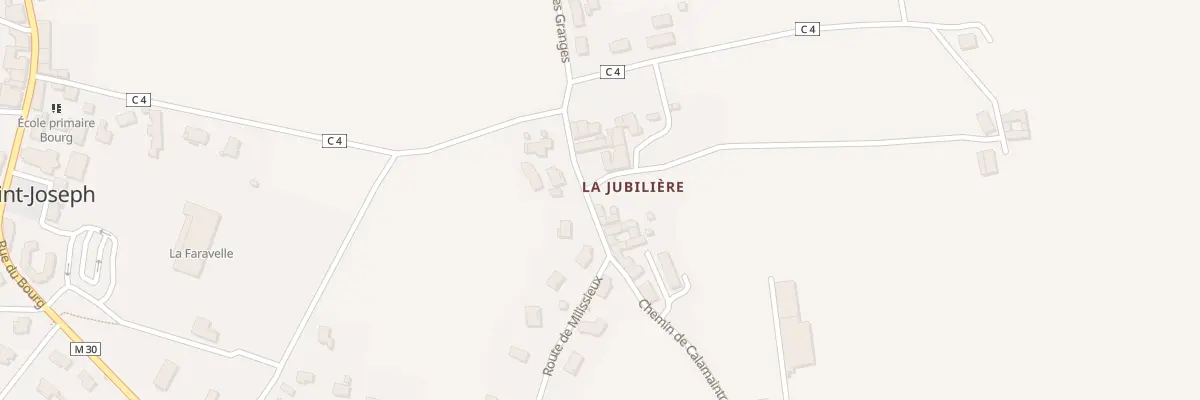 Plan du 25B Rte de la Jubiliere à Saint-Joseph