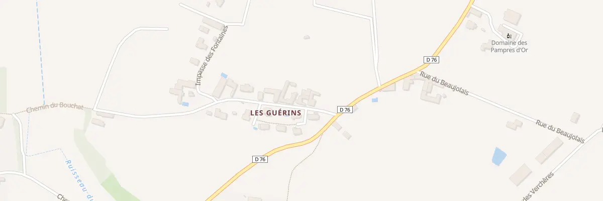 Plan du 46 Rue des Guérins à Saint-Germain-Nuelles