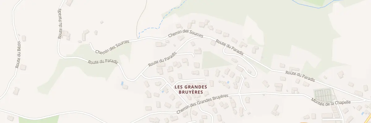 Plan du 571 Rte du Paradis à Rontalon