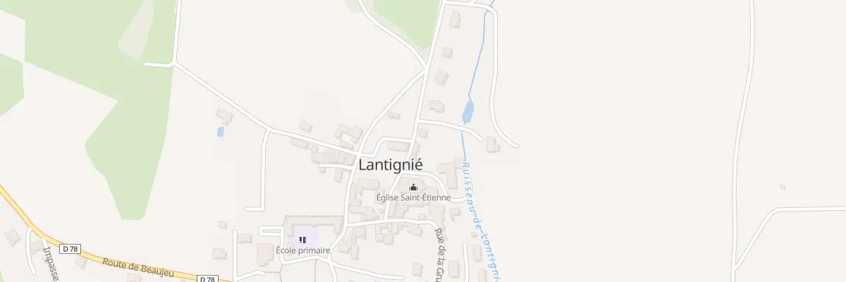 Plan du 30 Rue de l’Église à Lantignié