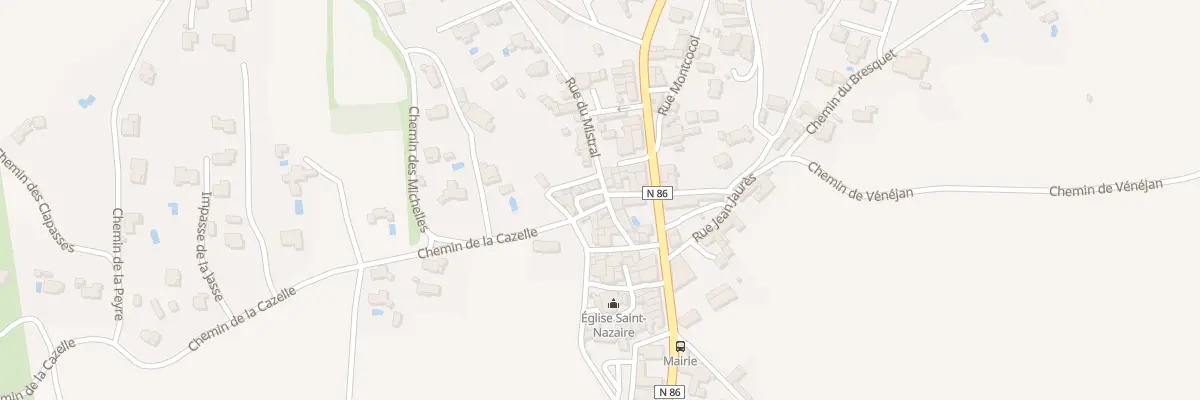 Plan du 7 Rue du Mistral à Saint-Nazaire