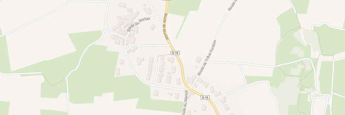 Plan du 279 Rte de Rivolet à Cogny