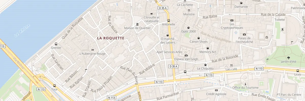 Plan du 7 Rue de la Monnaie à Arles