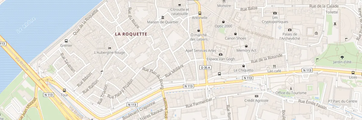 Plan du 28A Rue Molière à Arles