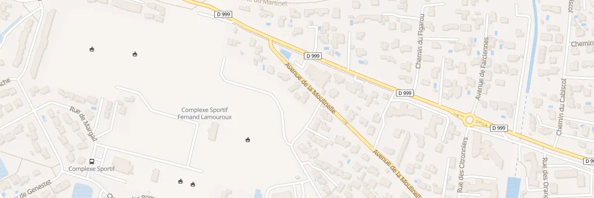Plan du 17C Av de la Moulinelle à Beaucaire