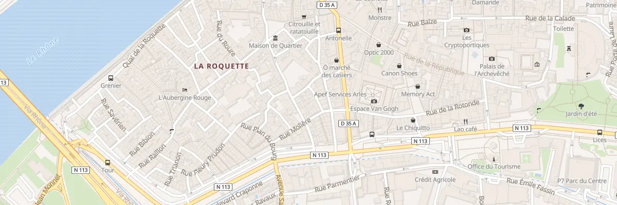 Plan du 28B Rue Molière à Arles