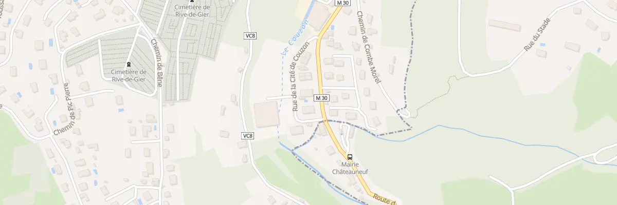 Plan du 8 Rue Vallée de Couzon à Rive-de-Gier