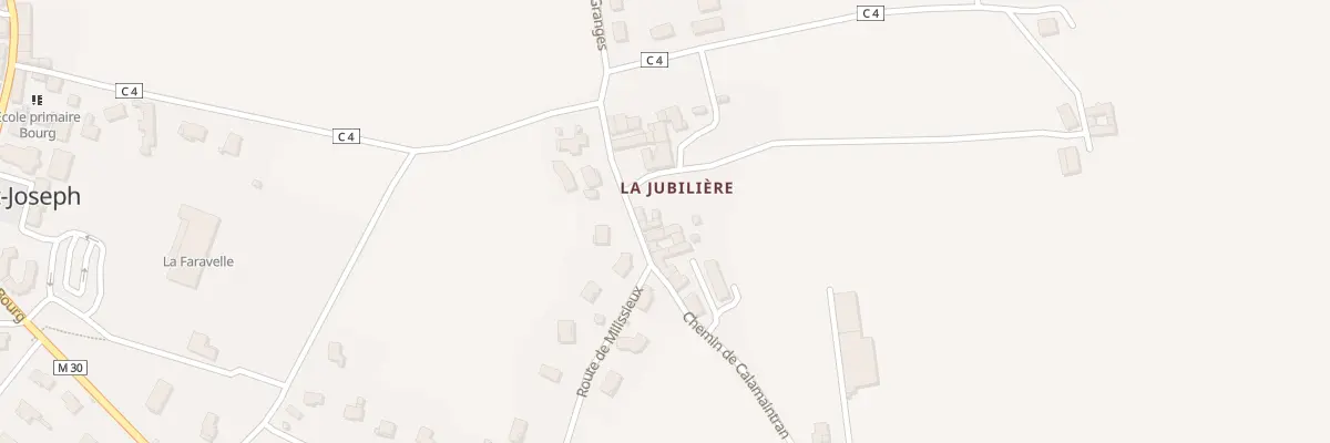 Plan du 25 Rte de la Jubiliere à Saint-Joseph