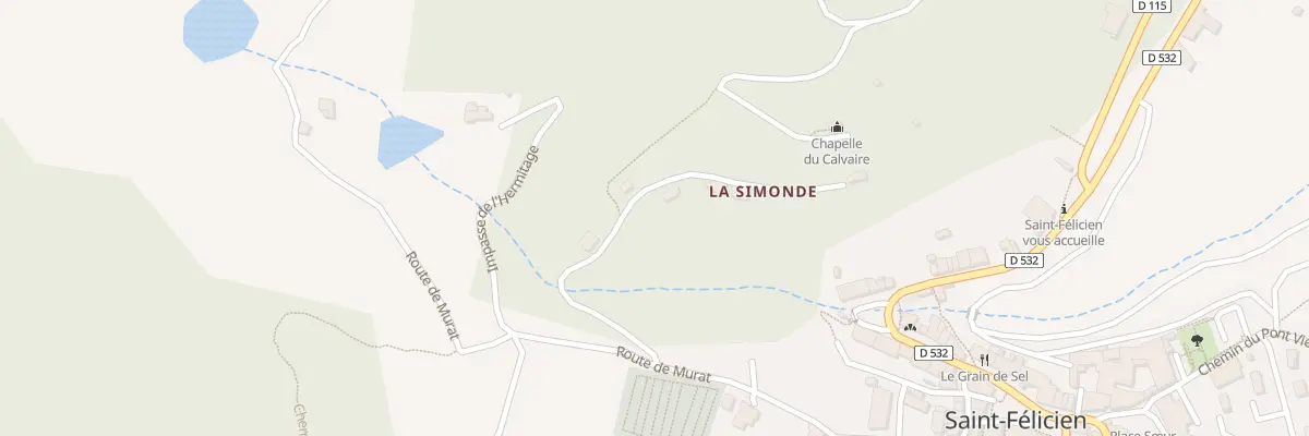 Plan du 160 Imp de la Simonde à Saint-Félicien