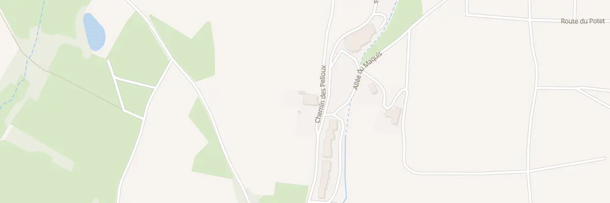 Plan de Aux Pelloux à Lantignié