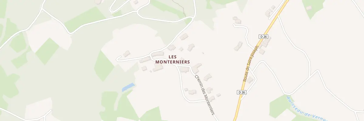 Plan du 222 Che des Monterniers à Lantignié