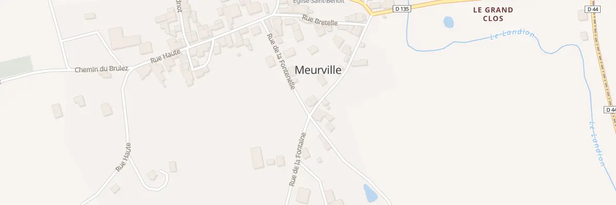 Plan du 8 Rue de la Fontaine à Meurville