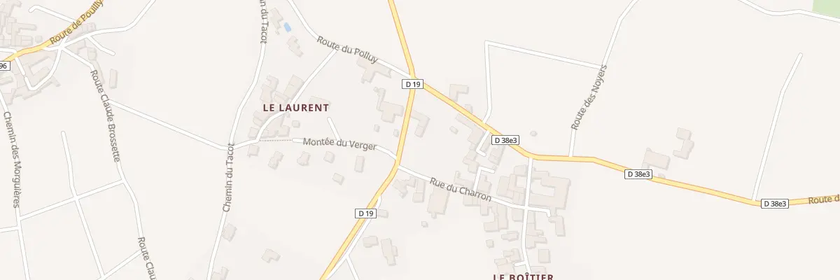 Plan du 809 Rte de Frontenas à Theizé
