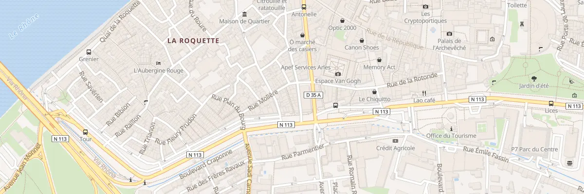 Plan du 5 Rue Craponne à Arles