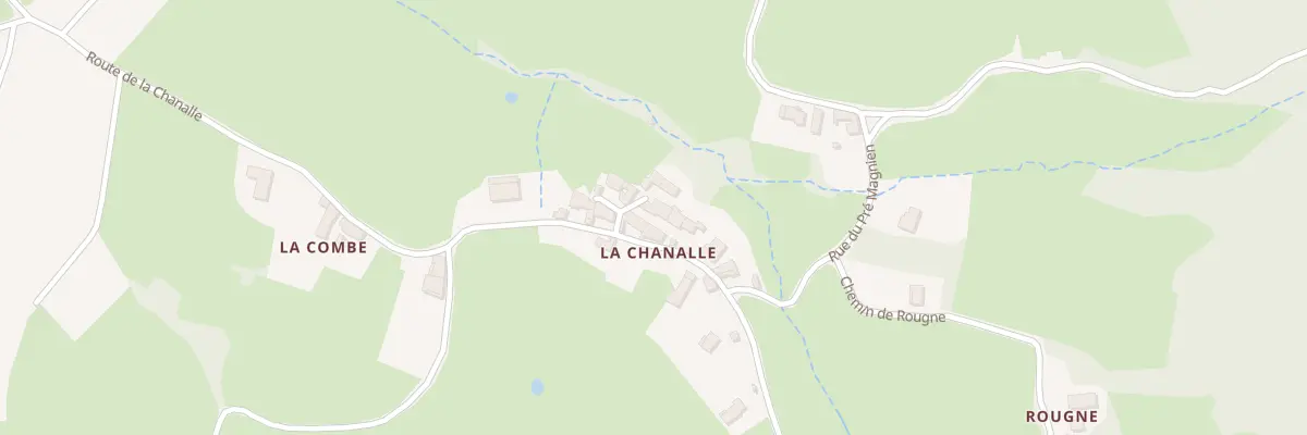 Plan du 5185 La Chanalle à Saint-Point