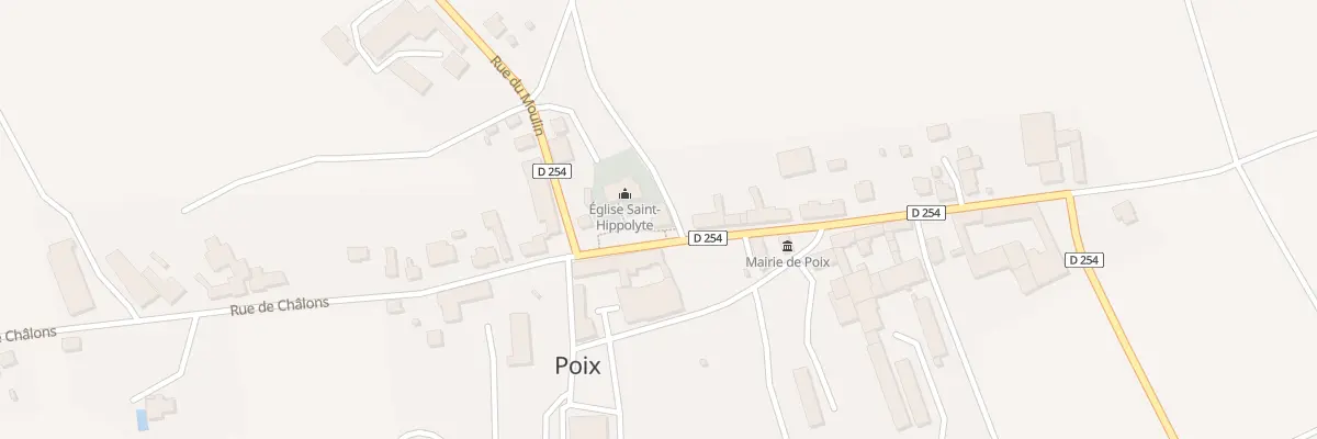 Plan du 1 Rue de Verdun à Poix