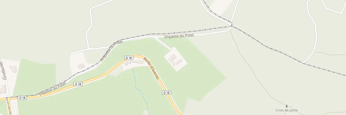 Plan du 380 Imp du Potet à Chiroubles