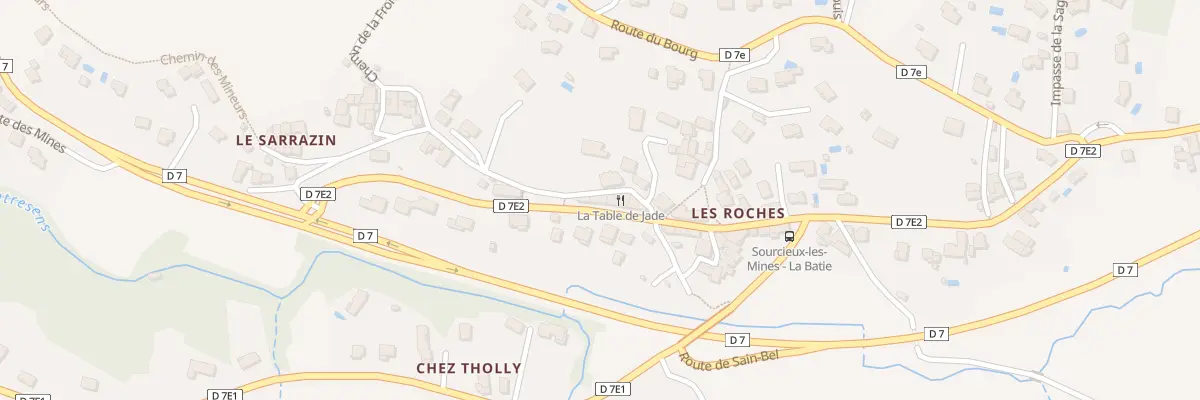 Plan du 57 Rue du Sarrazin à Sourcieux-les-Mines