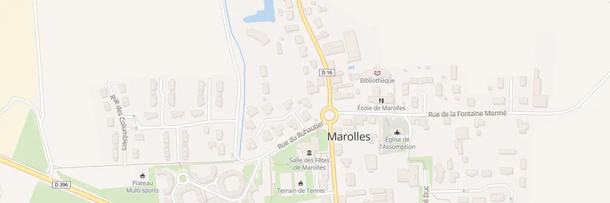 Plan du 9 Rue Georges Lalouette à Marolles