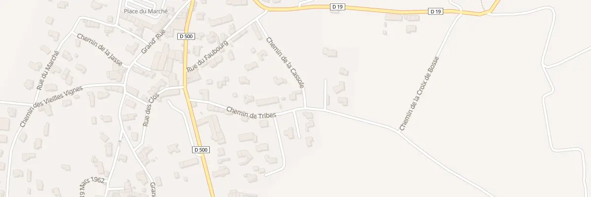 Plan du 11 Che du Tribes à Théziers