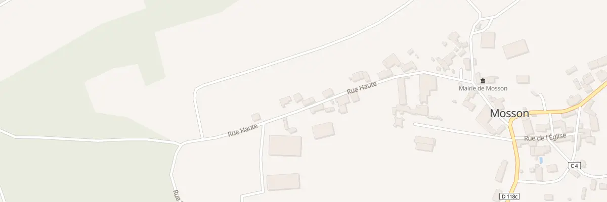 Plan du 16 Rue Haute à Mosson