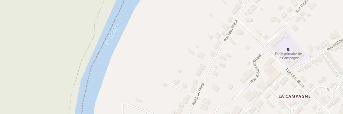Plan du 928 Rue Jean Macé à Revin