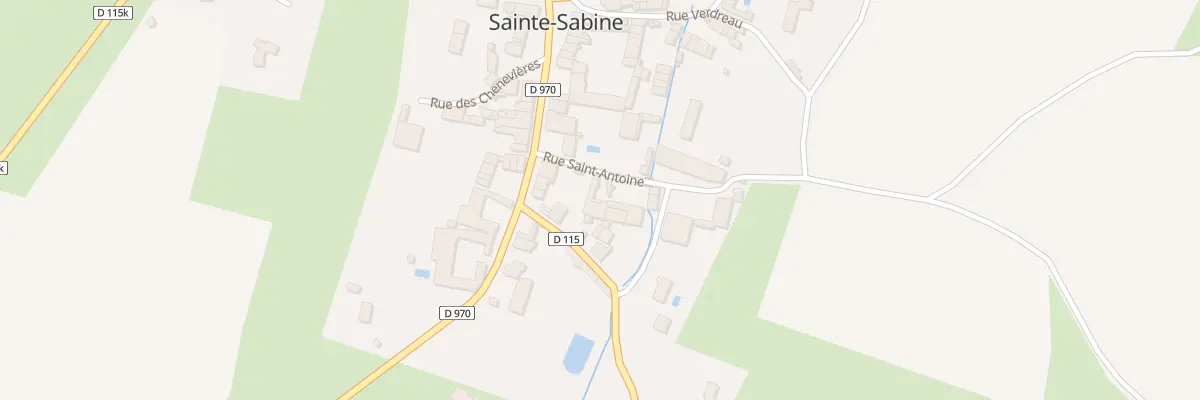 Plan du 4 Rue Saint Antoine à Sainte-Sabine