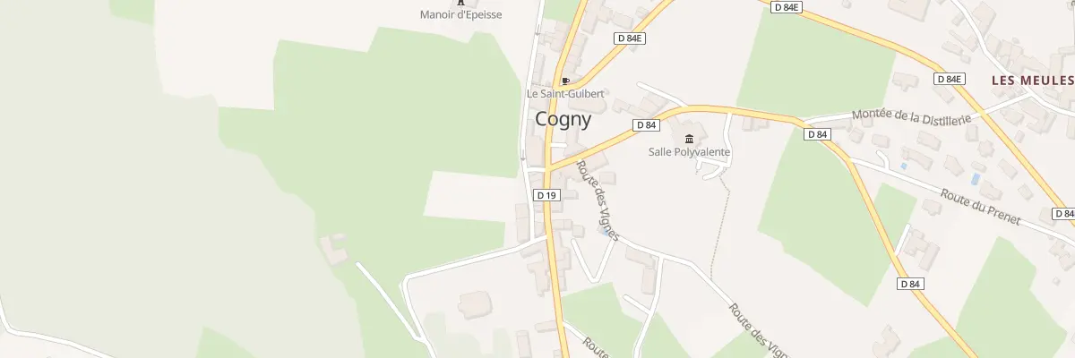 Plan du 66 Rte de la Dime à Cogny