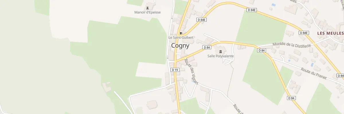 Plan du 26 Rte du Manoir à Cogny