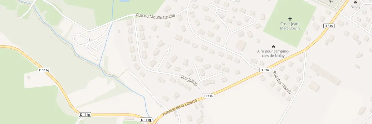 Plan du 3 All des Merlettes à Nolay