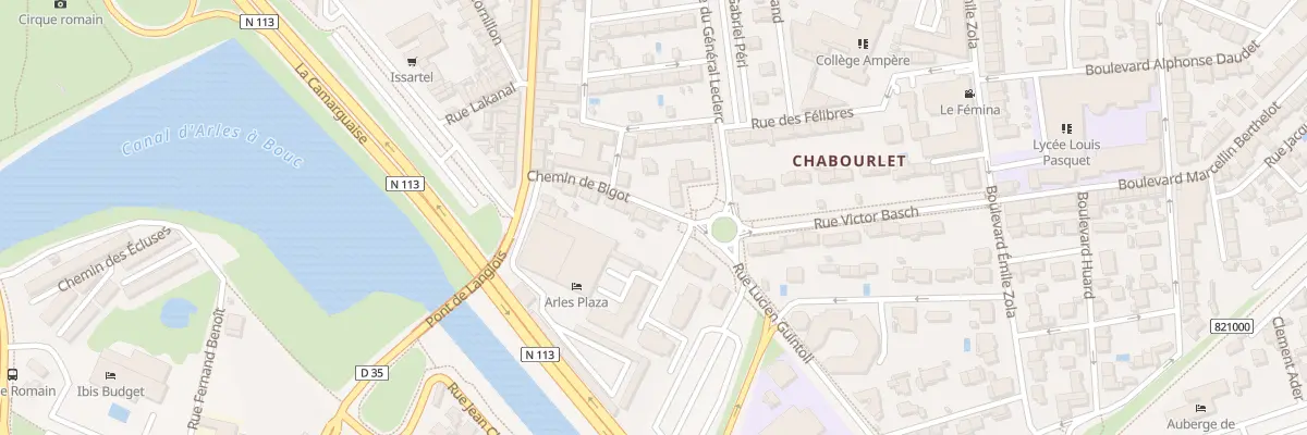 Plan du 18A Che de Bigot à Arles